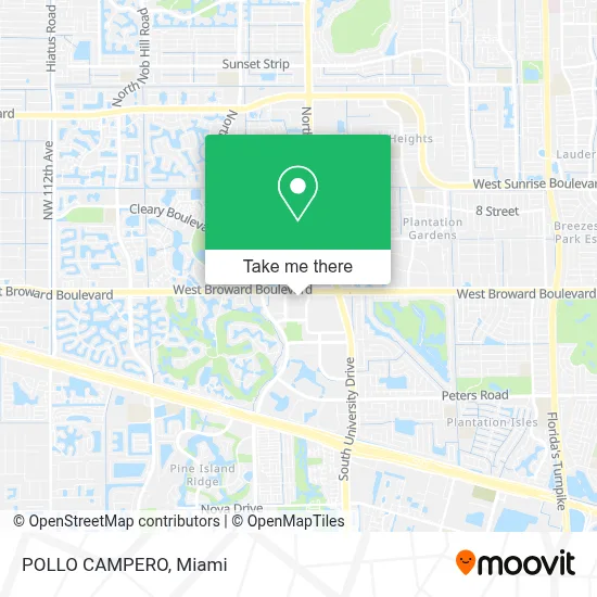 POLLO CAMPERO map