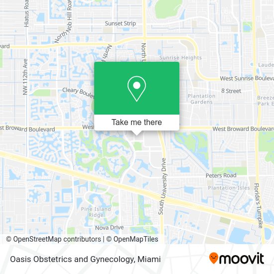 Oasis Obstetrics and Gynecology map