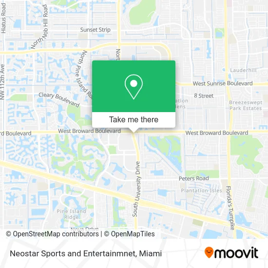 Mapa de Neostar Sports and Entertainmnet