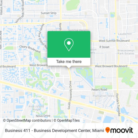 Business 411 - Business Development Center map