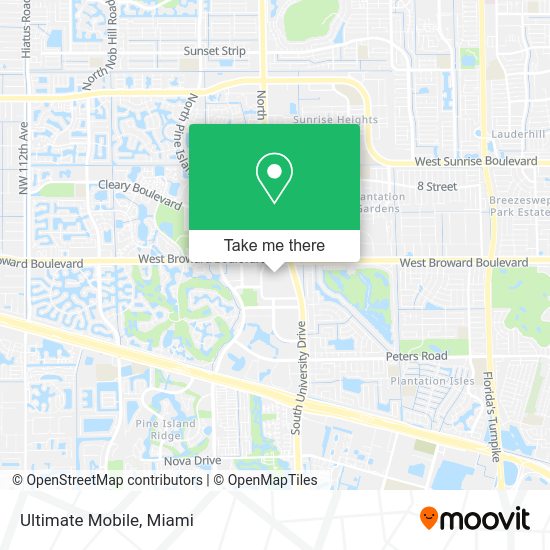 Mapa de Ultimate Mobile