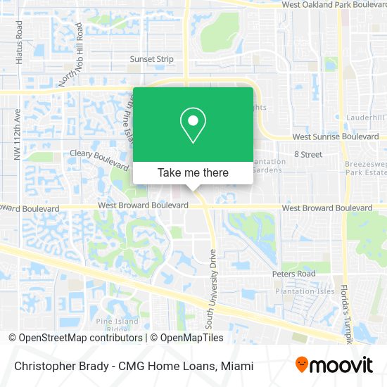 Christopher Brady - CMG Home Loans map