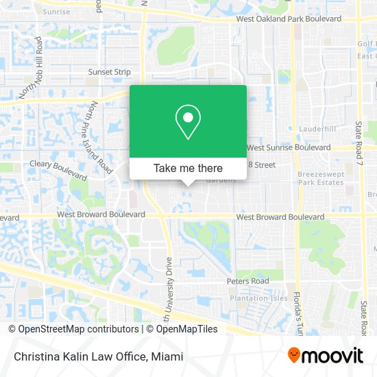 Christina Kalin Law Office map