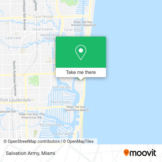 Mapa de Salvation Army