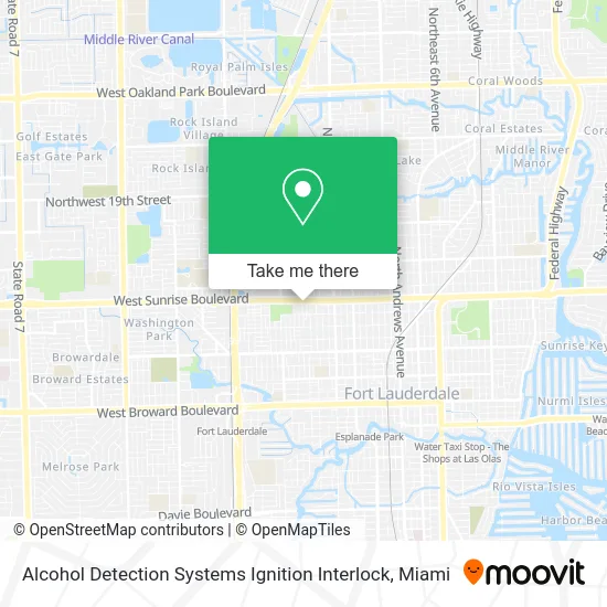 Mapa de Alcohol Detection Systems Ignition Interlock