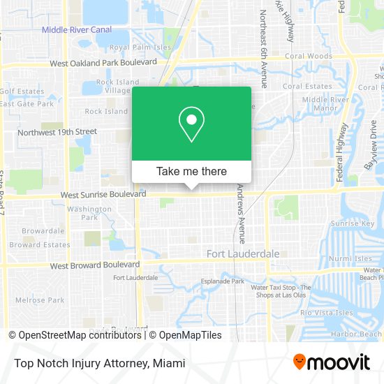 Mapa de Top Notch Injury Attorney