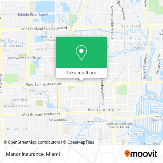 Mapa de Manor Insurance