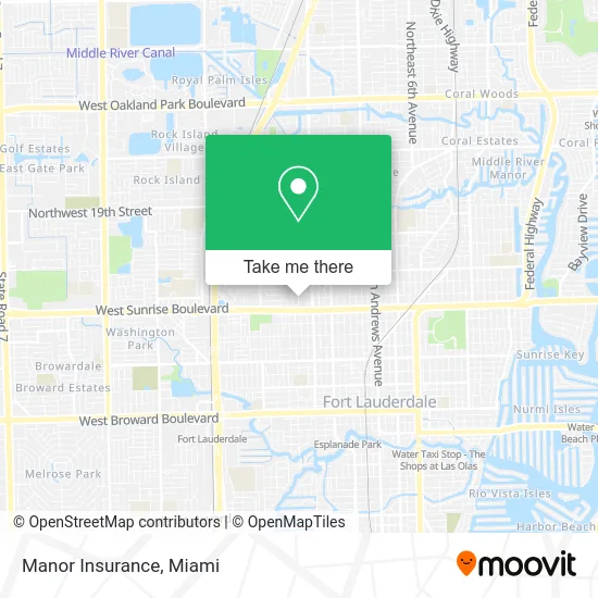 Manor Insurance map