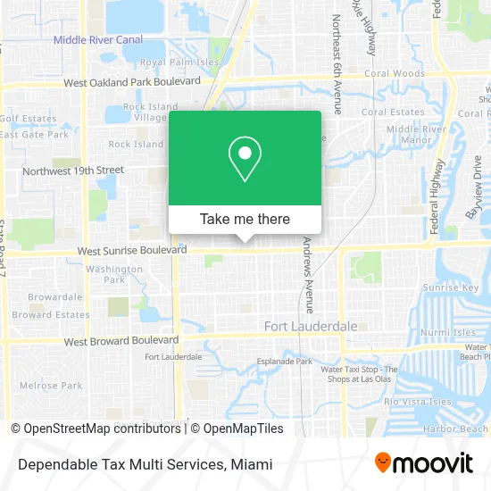 Dependable Tax Multi Services map