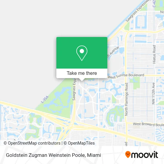 Goldstein Zugman Weinstein Poole map