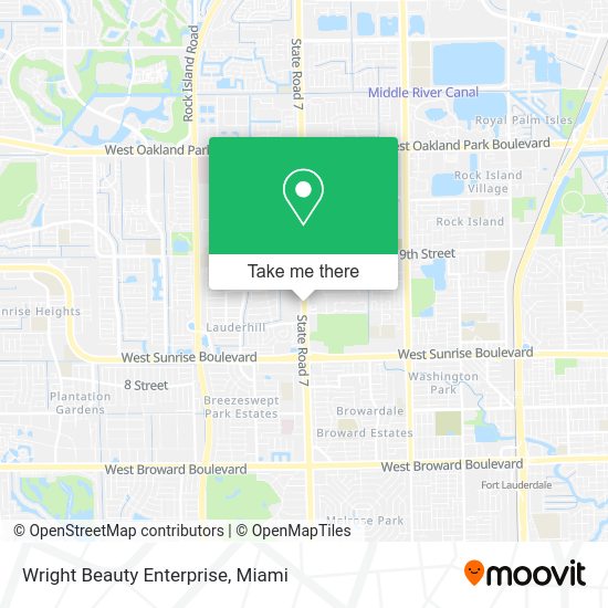 Mapa de Wright Beauty Enterprise