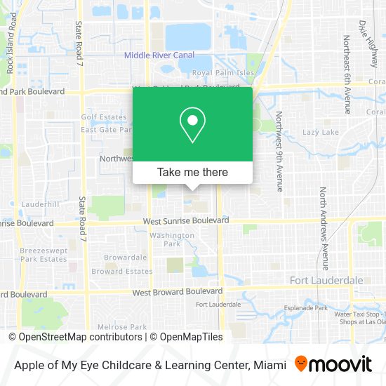 Mapa de Apple of My Eye Childcare & Learning Center