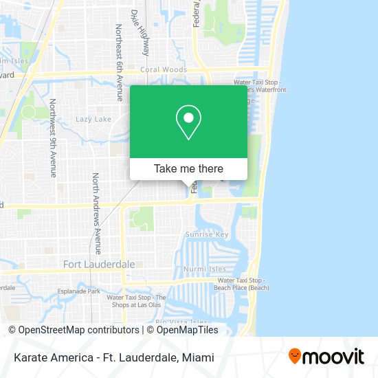 Mapa de Karate America - Ft. Lauderdale