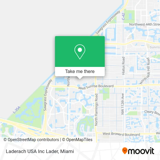 Laderach USA Inc Lader map