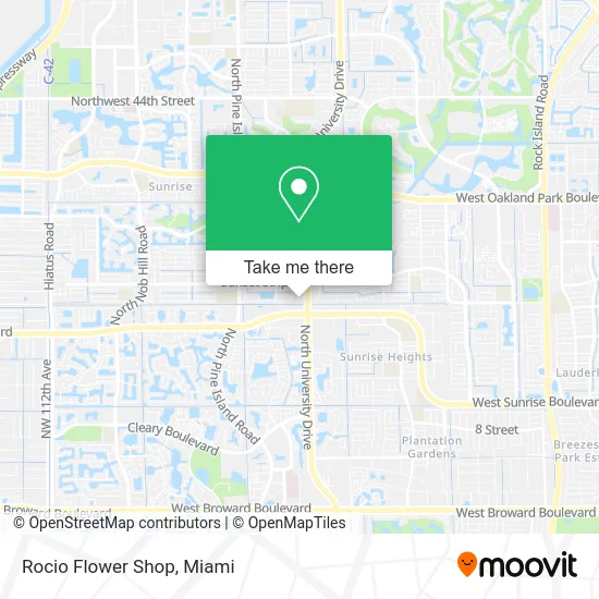 Rocio Flower Shop map