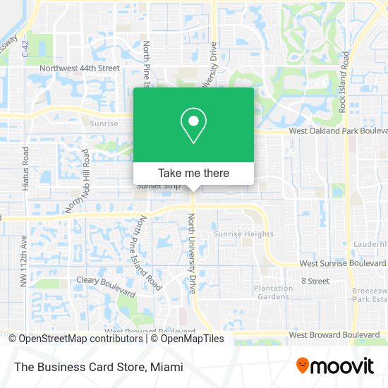 Mapa de The Business Card Store