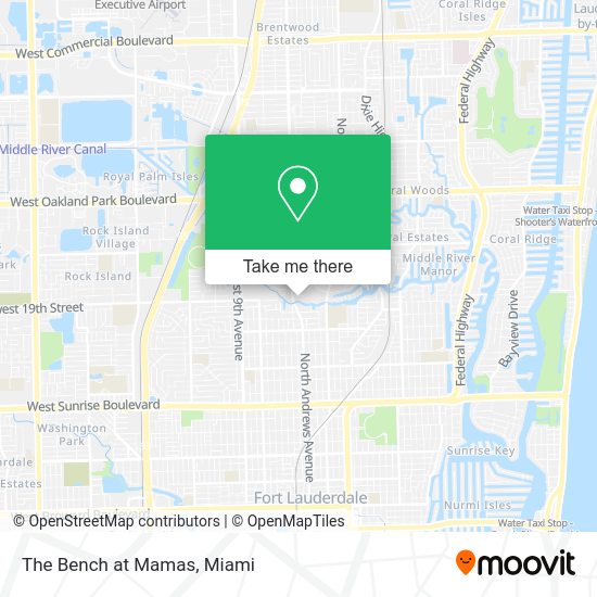 Mapa de The Bench at Mamas