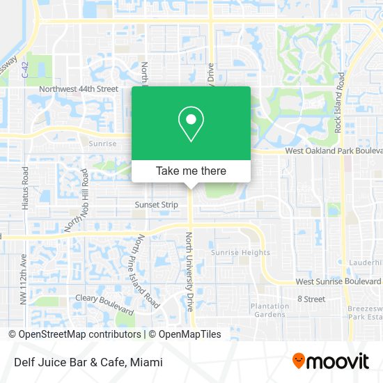 Mapa de Delf Juice Bar & Cafe