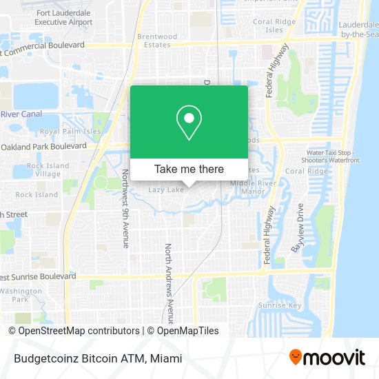 Budgetcoinz Bitcoin ATM map