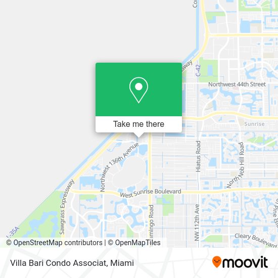 Villa Bari Condo Associat map