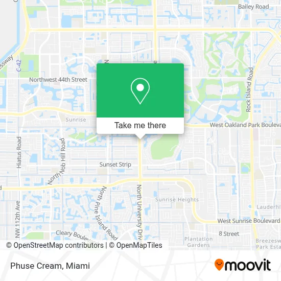 Phuse Cream map