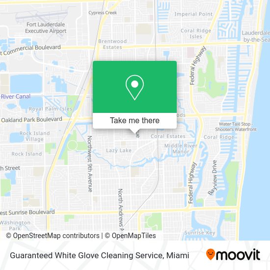 Guaranteed White Glove Cleaning Service map