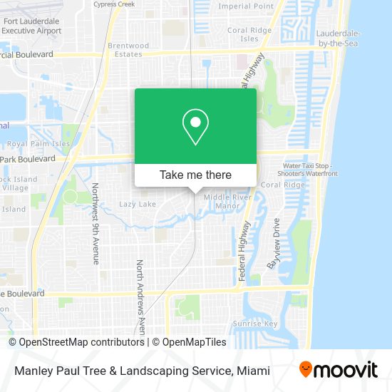 Mapa de Manley Paul Tree & Landscaping Service