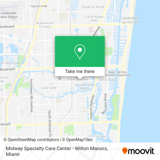 Midway Specialty Care Center - Wilton Manors map
