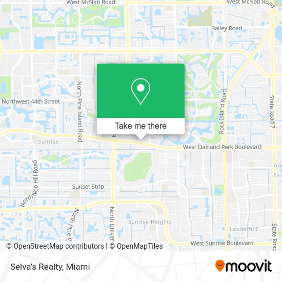 Selva's Realty map