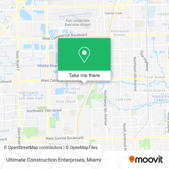 Ultimate Construction Enterprises map