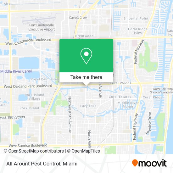 All Arount Pest Control map