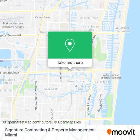 Mapa de Signature Contracting & Property Management