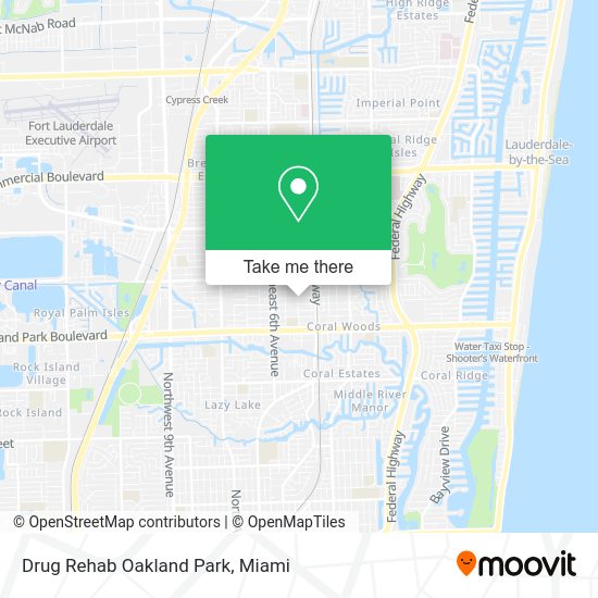 Drug Rehab Oakland Park map