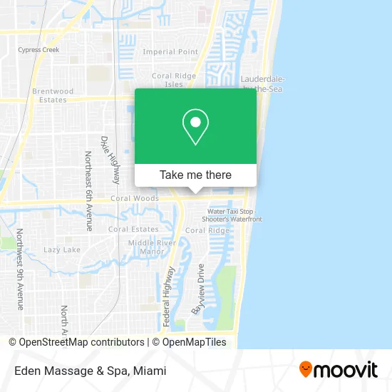Eden Massage & Spa map