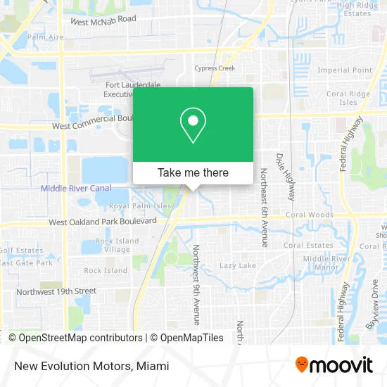 New Evolution Motors map