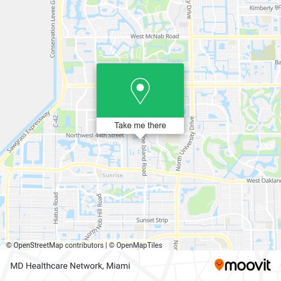Mapa de MD Healthcare Network
