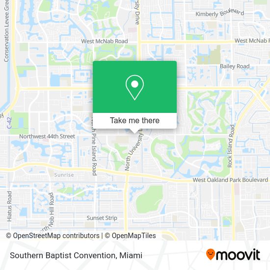 Southern Baptist Convention map
