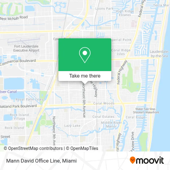Mann David Office Line map