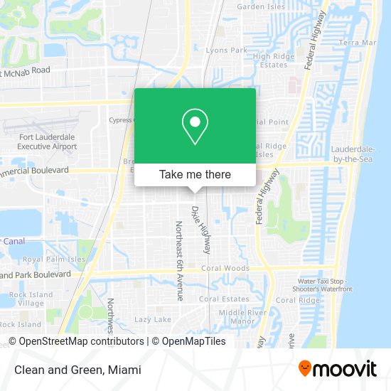 Mapa de Clean and Green