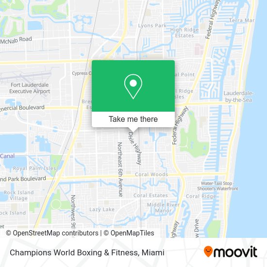 Champions World Boxing & Fitness map