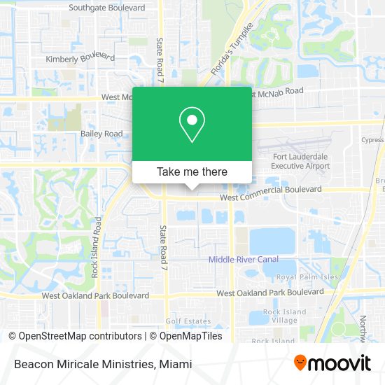 Beacon Miricale Ministries map