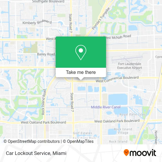 Car Lockout Service map