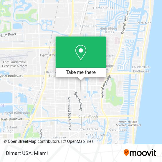 Mapa de Dimart USA