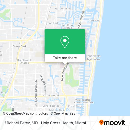 Michael Perez, MD - Holy Cross Health map