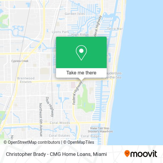Christopher Brady - CMG Home Loans map