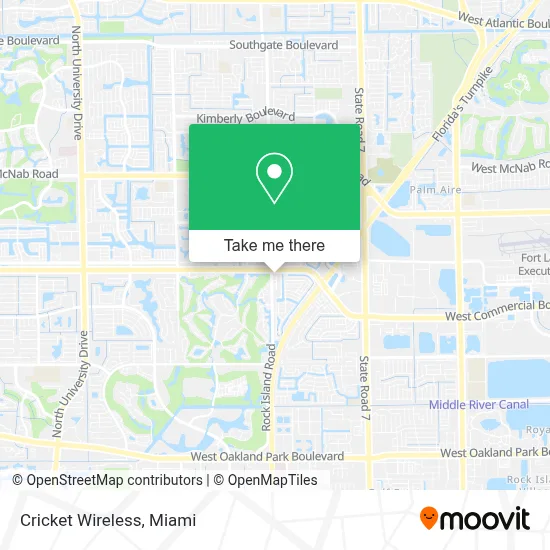 Cricket Wireless map