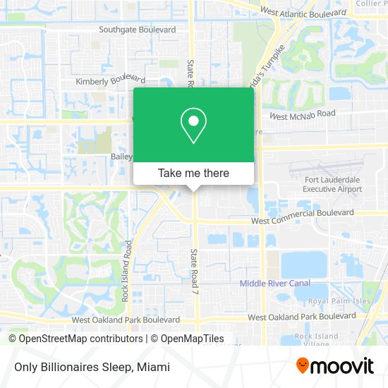 Only Billionaires Sleep map