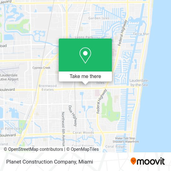 Planet Construction Company map