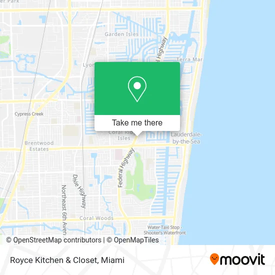 Royce Kitchen & Closet map