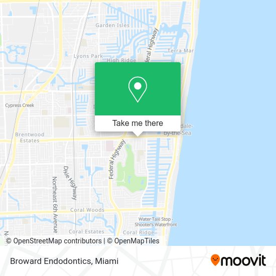 Mapa de Broward Endodontics